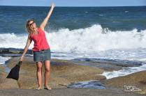 Dia de céu azul na Punta del Diablo, no litoral do Uruguai